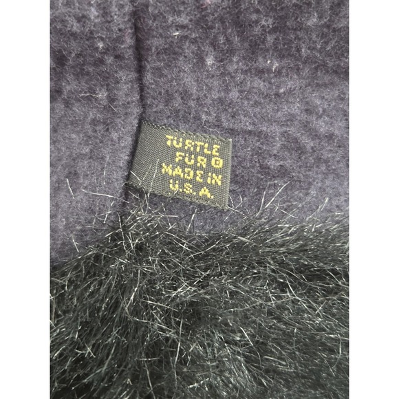 Turtle Fur Women Classic Warm Black Fur Fleece Hat Ear Muffs & Neck Warmer Scarf - Picture 5 of 16